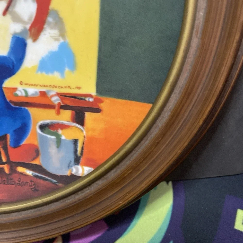 WALTER LANTZ Happy Art Limited Edition #2278 WOODY'S TRIPLE-SELF PORTRAIT PLATE
